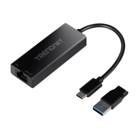 Adaptor USB-C 3.1 la RJ45 2.5G, adaptor USB-A - TRENDnet TUC-ET2G TRENDnet - 1